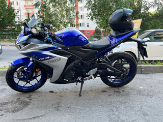 2015 Yamaha YZF-R3, синий, 435000 рублей, вид 4