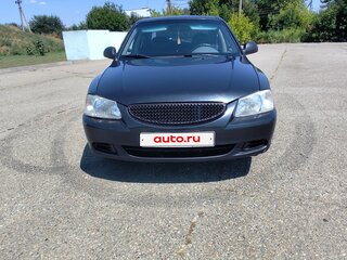 2006 Hyundai Accent ТагАЗ II, чёрный, 370000 рублей, вид 2