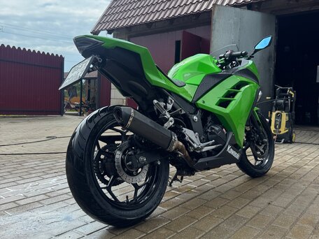2014 Kawasaki Ninja 300, зелёный, 400000 рублей, вид 5