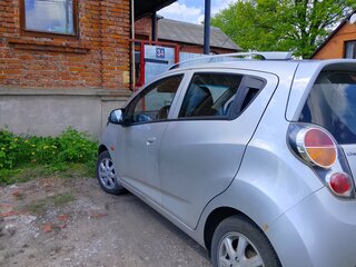 2011 Chevrolet Spark III, серебристый, 550000 рублей, вид 3