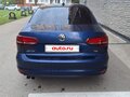 2016 Volkswagen Jetta VI Рестайлинг, синий, 550000 рублей - вид 3
