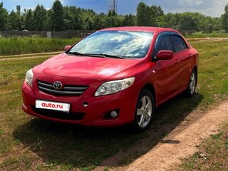 2008 Toyota Corolla AMT X (E140, E150), красный, 595000 рублей, вид 2