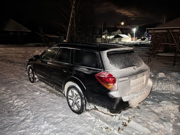 2004 Subaru Outback III, чёрный, 1400000 рублей - вид 6