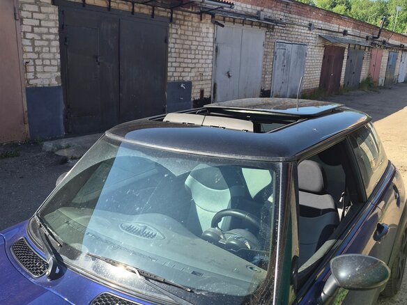 2003 Mini Hatch Cooper S I (R50), синий, 680000 рублей - вид 10