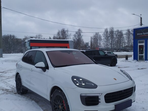 2017 Porsche Cayenne Diesel II Рестайлинг (958), белый, 6500000 рублей - вид 5