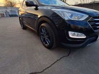 2013 Hyundai Santa Fe III, чёрный, 1500000 рублей, вид 5
