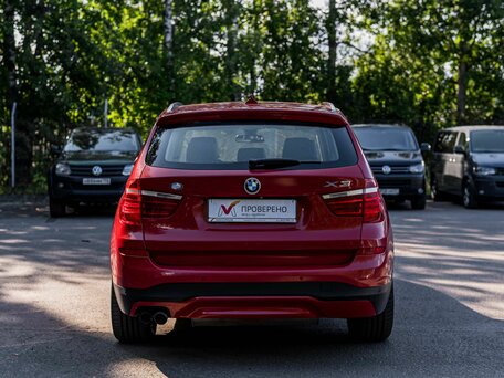 2014 BMW X3 28i xDrive II (F25) Рестайлинг, красный, 1635000 рублей, вид 4