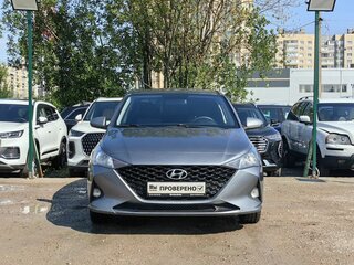 2020 Hyundai Solaris II Рестайлинг, серый, 1089000 рублей, вид 2