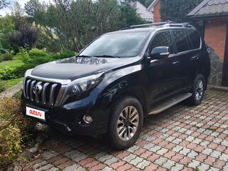 2017 Toyota Land Cruiser Prado 150 Series Рестайлинг 1, чёрный, 4200000 рублей, вид 1