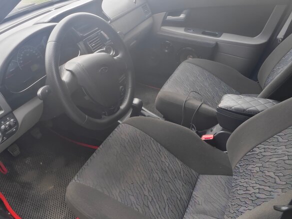 2008 Lada (ВАЗ) Priora I, зелёный, 235000 рублей - вид 6