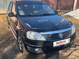 2012 Renault Logan I Рестайлинг, чёрный, 550000 рублей, вид 3