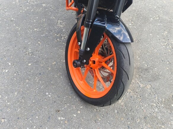 2014 KTM 390 Duke, белый - вид 9