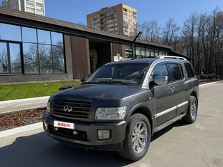 2008 Infiniti QX56 I Рестайлинг, серый, 1295000 рублей, вид 1
