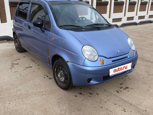 2007 Daewoo Matiz I Рестайлинг, голубой