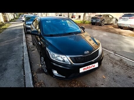 2015 Kia Rio 6-speed III, чёрный, 839000 рублей, вид 4