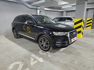 2017 Audi Q7 II (4M), синий, 4100000 рублей, вид 2