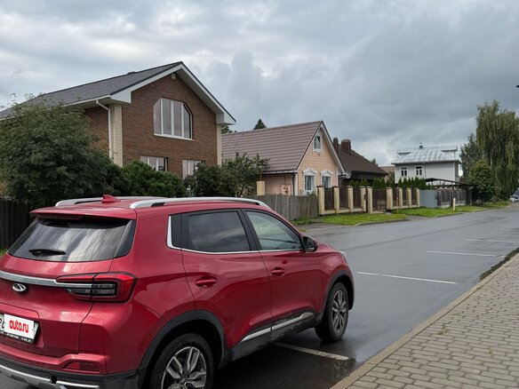 2022 Chery Tiggo 4 I Рестайлинг, красный, 1090000 рублей - вид 2