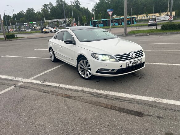 2012 Volkswagen Passat CC I Рестайлинг, белый, 1200000 рублей - вид 2