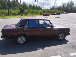 2008 Lada (ВАЗ) 2107, пурпурный, 120000 рублей, вид 5