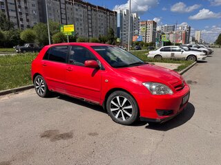 2004 Toyota Corolla IX (E120, E130) Рестайлинг, красный, 400000 рублей, вид 2