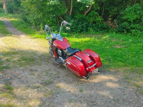 2003 Kawasaki VN1500 Vulcan, красный, 510000 рублей, вид 2