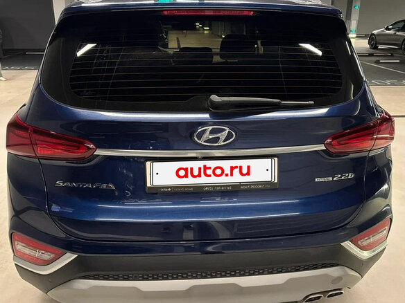 2019 Hyundai Santa Fe IV, синий - вид 4