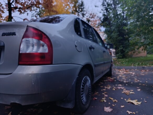 2006 Lada (ВАЗ) Kalina I, бежевый - вид 3