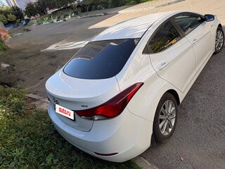 2014 Hyundai Elantra V (MD), белый, 1090000 рублей, вид 4