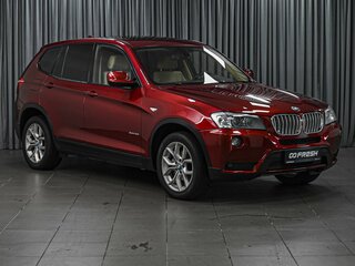2012 BMW X3 28i xDrive II (F25), красный, 1684000 рублей, вид 1