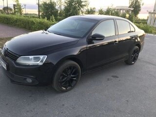 2012 Volkswagen Jetta VI, чёрный, 990000 рублей, вид 2