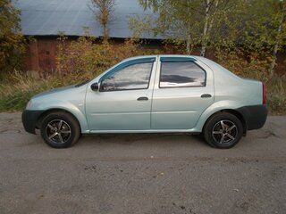2006 Renault Logan I, зелёный, 124000 рублей, вид 2