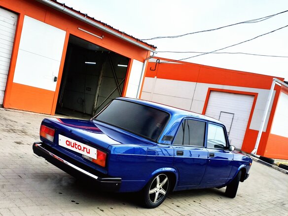 1999 Lada (ВАЗ) 2107, синий, 240000 рублей - вид 5