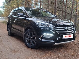 2017 Hyundai Santa Fe III Рестайлинг, чёрный, 2800000 рублей, вид 5
