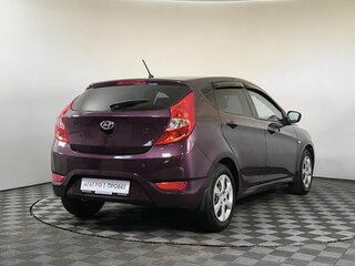 2014 Hyundai Solaris I, фиолетовый, 445000 рублей, вид 4