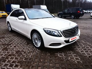 2015 Mercedes-Benz S-Класс 500 VI (W222, C217), белый, 5197000 рублей, вид 2