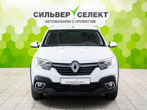 2019 Renault Logan Stepway II Рестайлинг, белый - вид 2