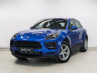 2021 Porsche Macan I Рестайлинг, синий, 4150000 рублей, вид 1