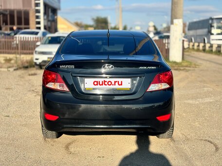 2012 Hyundai Solaris I, чёрный, 650000 рублей, вид 5