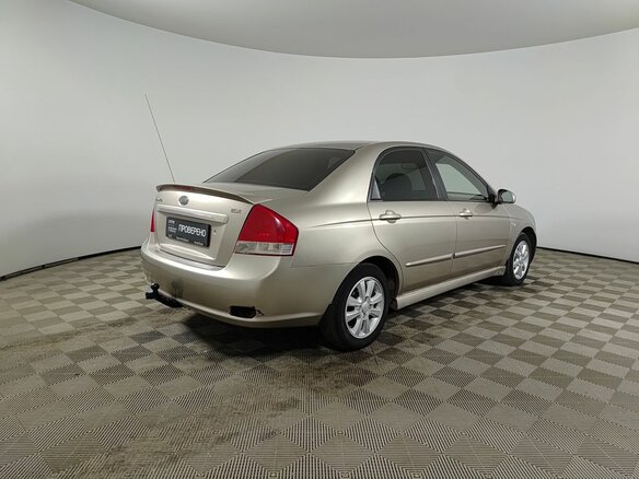 2008 Kia Cerato I Рестайлинг, бежевый - вид 4