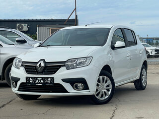 2019 Renault Sandero II Рестайлинг, белый, 910000 рублей, вид 1