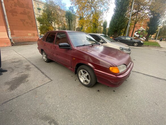2005 Lada (ВАЗ) 2115, красный, 110000 рублей - вид 3