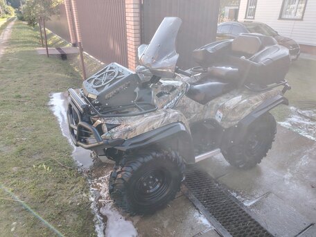 2017 Yamaha Grizzly 700, зелёный, 1150000 рублей, вид 4
