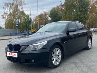 2006 BMW 5 серии 525i V (E60/E61), чёрный, 1180000 рублей, вид 1