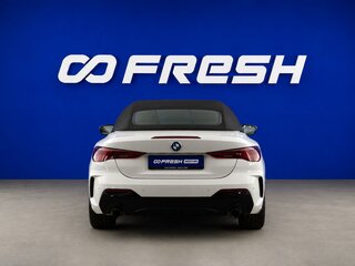 2025 BMW 4 серии 420i G22, G23, G26 Рестайлинг, белый, 6998055 рублей, вид 4
