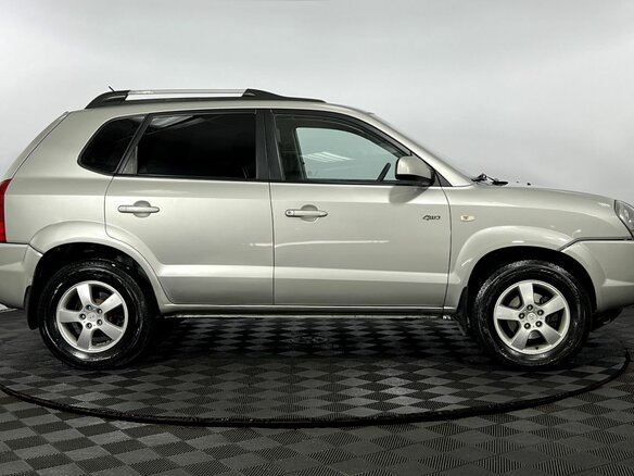 2007 Hyundai Tucson I, серебристый, 740000 рублей - вид 4
