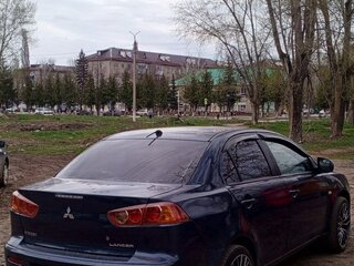 2008 Mitsubishi Lancer X, синий, 600000 рублей, вид 4