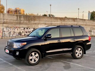 2012 Toyota Land Cruiser 200 Series Рестайлинг 1, чёрный, 3400000 рублей, вид 2