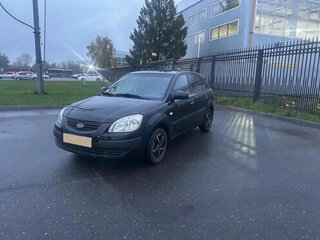 2009 Kia Rio II, чёрный, 460000 рублей, вид 1
