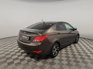 2014 Hyundai Solaris I Рестайлинг, коричневый, 849000 рублей, вид 5