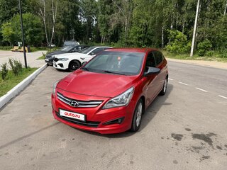 2014 Hyundai Solaris I Рестайлинг, красный, 870000 рублей, вид 1